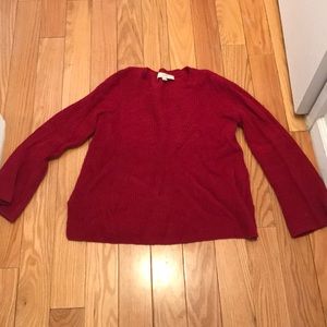 Bell sleeve sweater